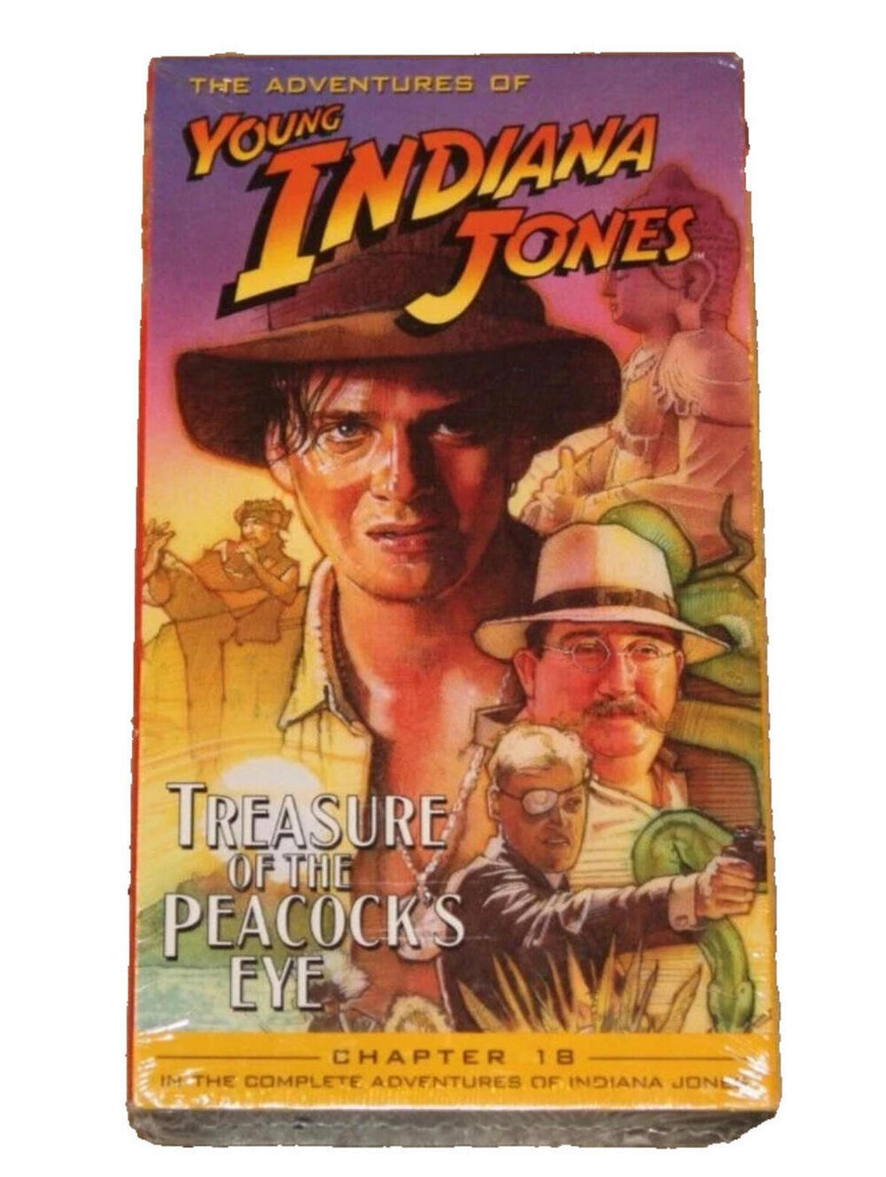 The Adventures of Young Indiana Jones VHS Treasure of the Peacock's Eye New...